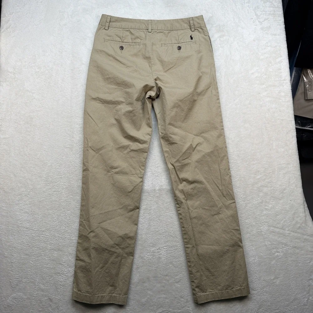Polo Ralph Lauren Boys‎ Khaki Chino Pants Size 16 Classic Preppy Straight Leg